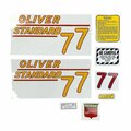 Aftermarket Standard Yellow Numbers Tractor Decal Set for Oliver 77 MAE30-1315